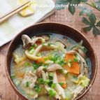 カレー豚汁（白菜と豚こまで。）だし汁不要