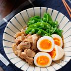 ゆで卵と鶏肉の甘辛煮【#作り置き#お弁当#煮るだけ】