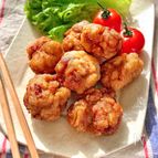 豚こま肉で♬しっかり味の豚こま唐揚げ