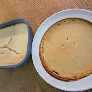 1634909の作ってみた!投稿(混ぜるだけ簡単！もみもみ豆腐のとろけるチーズケーキ【低糖質】)