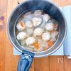 家族が喜ぶ♡白菜と大根のふわふわ鶏団子スープの工程3