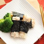 ちくわボートのツナマヨ海苔巻き