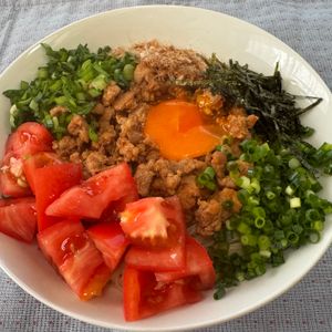 さとぽんの作ってみた!投稿(○○で簡単味付け！『台湾風まぜそうめん』)