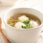 出汁不要。ふわっふわ！鶏団子スープ