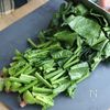 5分で!【ほうれん草と豆腐の塩昆布和え】の工程1