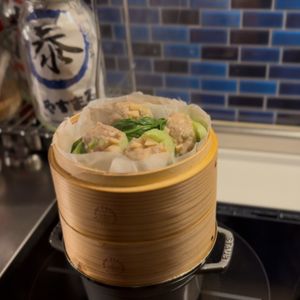 funinmans_mesiの作ってみた!投稿(【チンゲン菜シュウマイ】インパクト大！パッと目を引く逸品)