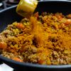 かぼちゃの「W使い」で『コクうまキーマカレー』の工程7