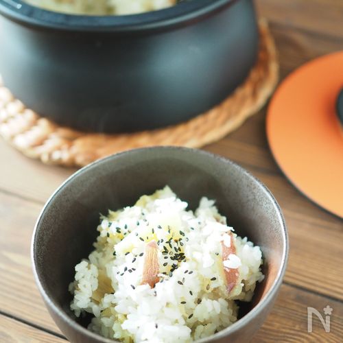 ほくほく♡丸ごと簡単さつまいもごはん