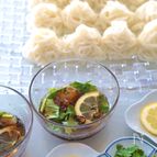 【超簡単】爽やかレモンパクチー素麺