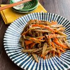 栄養士が作る！基本のきんぴらごぼう＊