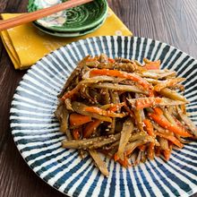 栄養士が作る!基本のきんぴらごぼう*