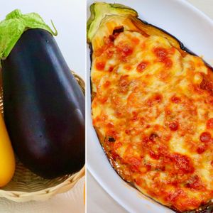 まゆの作ってみた!投稿(【米なすの旨ミートチーズ焼き】トロッと丸ごと美味しい♪)