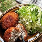 レンジで時短《ひき肉×豆腐》ヘルシーふわふわメンチカツ