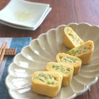 【卵焼き】お弁当にも◎だいこんの葉のだし巻き