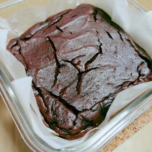 midoraの作ってみた!投稿(しゅわわ食感♡チョコなしスフレショコラ【粉・油なし】)