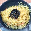 【旨みたっぷり♪】海老と塩昆布のペペロンチーノの工程2