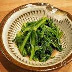 醤油洗いで１ランクアップ！ごま油香る春菊のおひたし