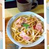 チョロリスの作ってみた!投稿(【きのことベーコンの醤油ペペロン】パパッと完成!簡単パスタ♪)
