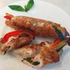 Yuukoの作ってみた!投稿(ささみとチーズのごまスティック　彩り野菜のバジル風味)