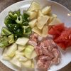 Wで美味しい♪【メキシカンピラフ&チキンと野菜の蒸しいため】の下準備
