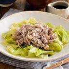 包丁不要！豚肉とキャベツのレンジ蒸し。ぽん酢でさっぱりと♪