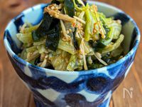 キャベツとえのき《にんにくごま味噌サラダ》