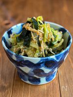 キャベツとえのき《にんにくごま味噌サラダ》