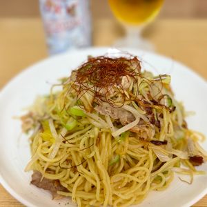 Tsuneaki Okadaの作ってみた!投稿(たっぷりもやしのねぎ塩焼きそば)