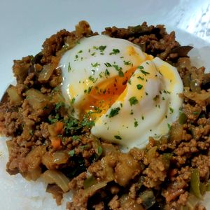 あきぷぅの作ってみた!投稿(【栄養満点⌾ キーマカレー】市販の固形ルーは不要ˎˊ˗)