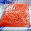 サーモンのバターライス（バルサミコ酢味）の下準備