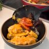 10分で完成!コリ!じゅわ!【トマたま丼】の工程5