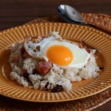 ゴロゴロ焼豚ピラフ