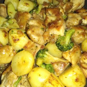 lalilulelonの作ってみた!投稿(『鶏肉と新じゃがのにんにく醤油炒め』照りっと絶品♡やみつき♪)