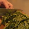 【春菊とはんぺんの春巻き】チーズ入り♡の工程2