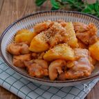 レンジで出来る！＊マヨケチャじゃがチキン＊調味料一律大さじ1