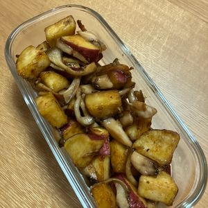 チャーミーの作ってみた!投稿(コクうま！舞茸とさつまいものみりん醤油)