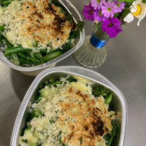 そら・ゆずの作ってみた!投稿(簡単副菜☆ブロッコリーのチーズパン粉焼き。)