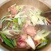 ５分で出来た！牛肉とネギのオイスター丼　別皿でおかずにしてもの工程2