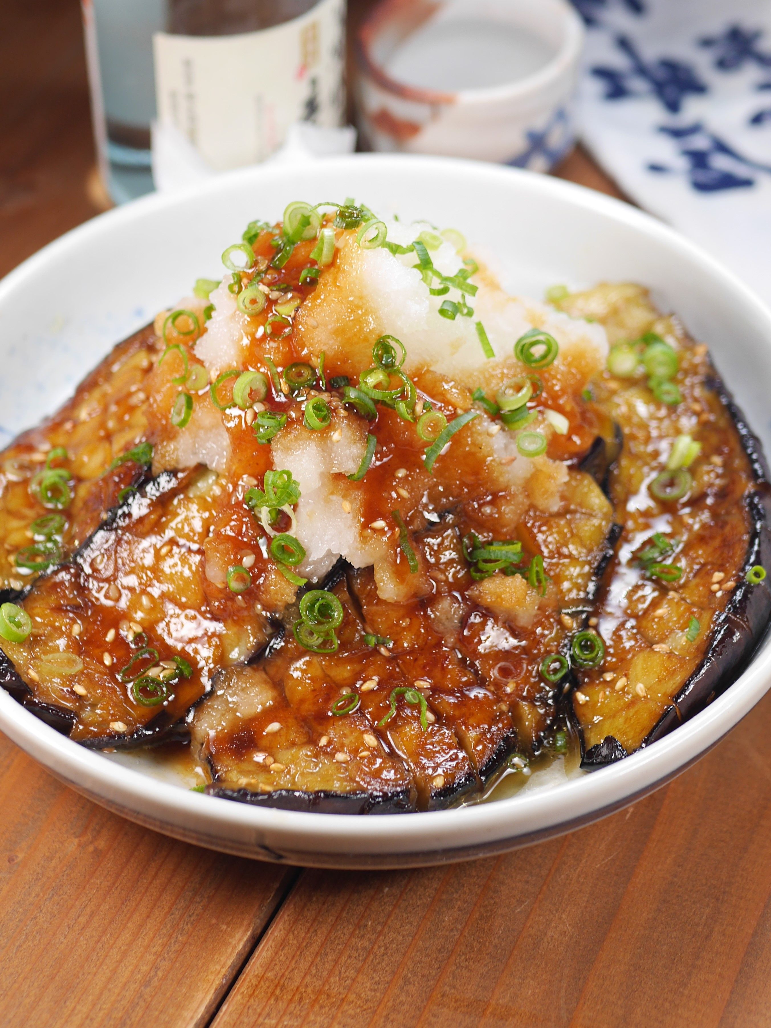 森户国次 肉筆 茄子】