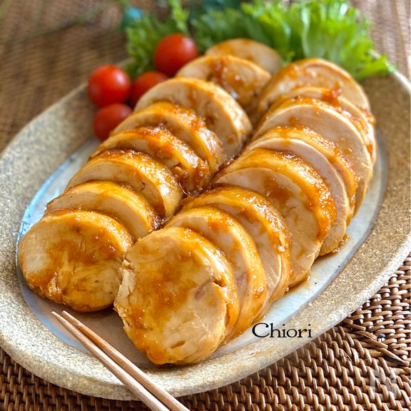 むね肉でこってり鶏チャーシュー