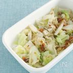 さっぱり味の箸休め的一品。きゃべつの梅じゃこあえ