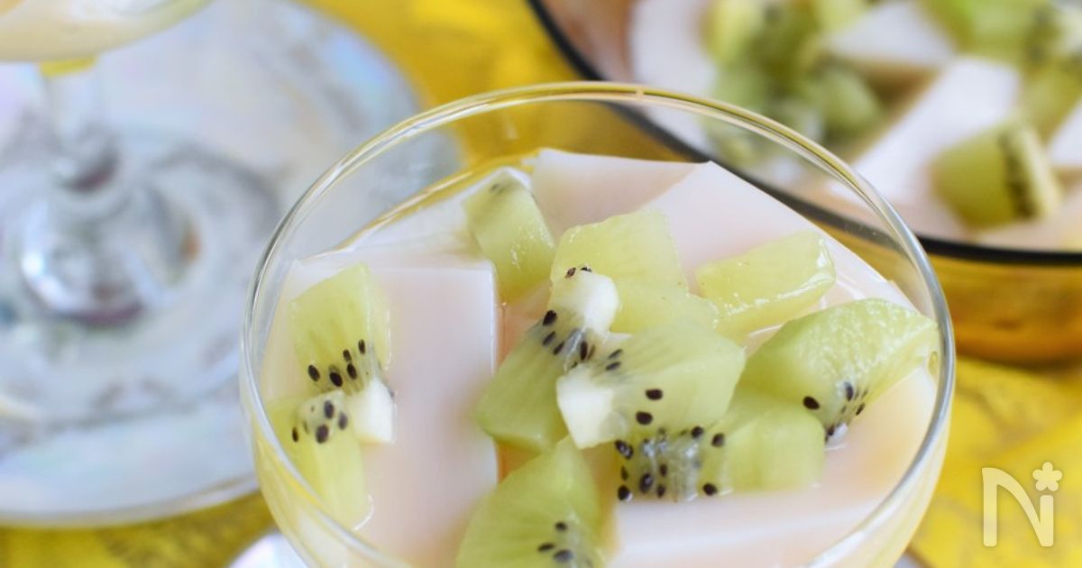 レンチンしてまぜるだけ アーモンドミルクの杏仁豆腐 By ふじたかな レシピサイト Nadia ナディア プロの料理家のおいしいレシピ