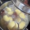 【ほっこり♪さつまいものうま塩ミルクスープ】優しい味♪の工程2