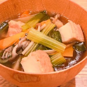 ミルクの作ってみた!投稿(【五目しょうゆスープ】家にある食材で具沢山汁♪)