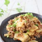 たけのこの甘辛そぼろ炒め
