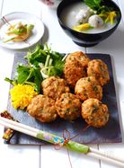 レンコンと大葉の和風チキンナゲット