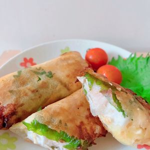 あーちゃん·͜· ♡の作ってみた!投稿(【ささみ梅しそチーズ春巻き】さっぱり♪美味しい組み合わせ♡)