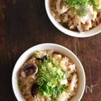 マヨネーズがポイント！イカゲソと里芋のコクうま炊き込みご飯