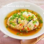 レンジで！ふわとろ7品目蒸しハンバーグ