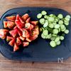 【トマトときゅうりのだし昆布和え】5分で簡単！の工程1